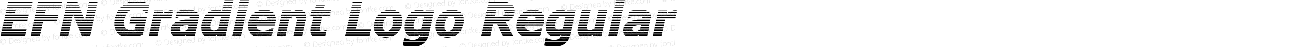 EFN Gradient Logo Regular