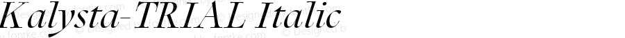 Kalysta-TRIAL Italic