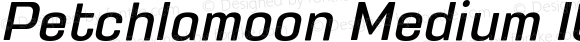 Petchlamoon Medium Italic