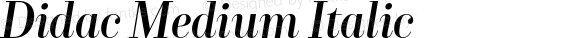 Didac Medium Italic