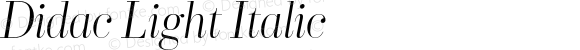 Didac Light Italic