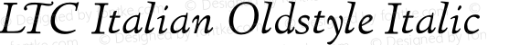 LTCItalianOldstyle-Italic