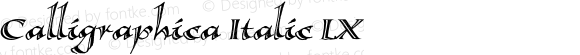 Calligraphica Italic LX Version 2.10
