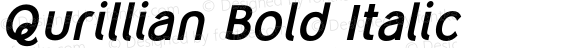 Qurillian Bold Italic