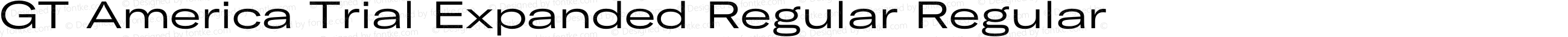 GT America Trial Expanded Regular Regular