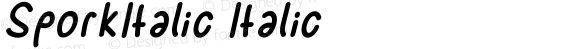 SporkItalic Italic