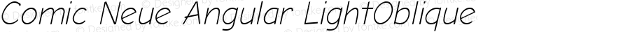 Comic Neue Angular LightOblique