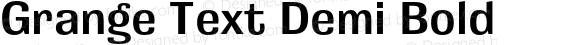 Grange Text Demi Bold