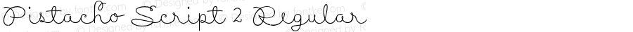 Pistacho Script 2 Regular