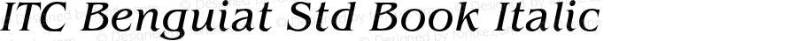 BenguiatStd-BookItalic