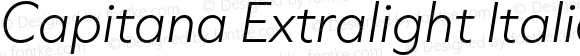 Capitana Extralight Italic