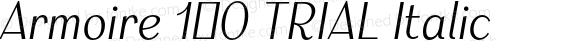 Armoire 1.0 TRIAL Regular Italic