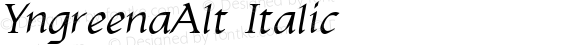 YngreenaAlt Italic