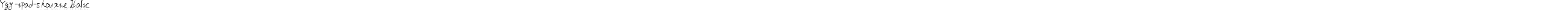 Ygy-ipad-shouxie Italic