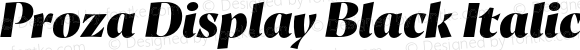 ProzaDisplay-BlackItalic