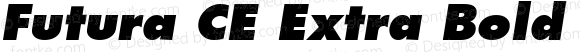 Futura CE Extra Bold Oblique