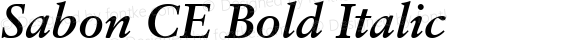 Sabon CE Bold Italic 001.002