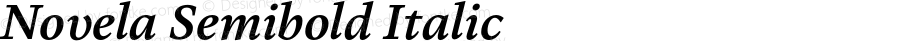 Novela Semibold Italic