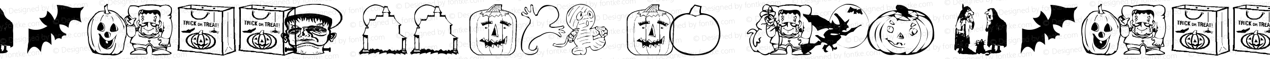 AEZ halloween dingbats