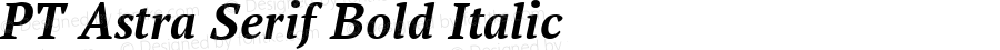 PT Astra Serif Bold Italic