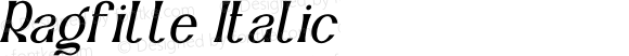 Ragfille Italic