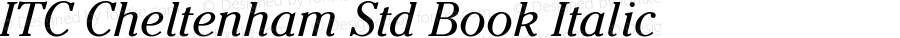 CheltenhamStd-BookItalic