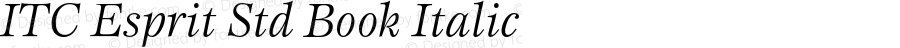 EspritStd-BookItalic