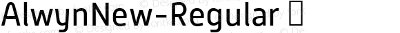 AlwynNew-Regular ☞ Version 5.000;com.myfonts.moretype.alwyn-new.regular.wfkit2.3ugj