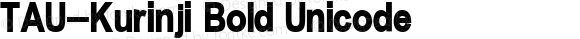 TAU-Kurinji Bold Unicode