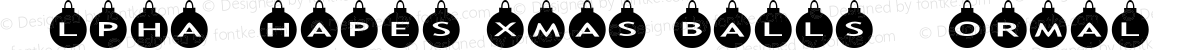 AlphaShapes xmas balls Normal