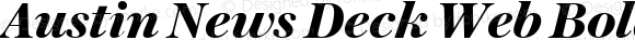 Austin News Deck Web Bold Italic