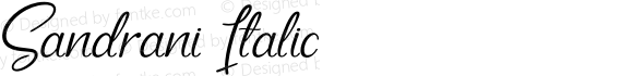 Sandrani Italic