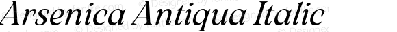 Arsenica Antiqua Italic