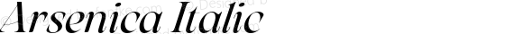 Arsenica Italic