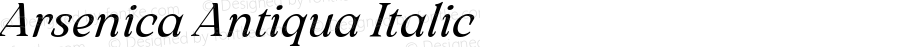 Arsenica Antiqua Italic