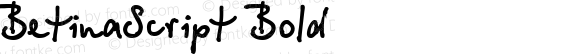 BetinaScript Bold