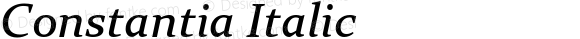 Constantia Italic