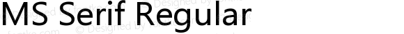 MS Serif Regular