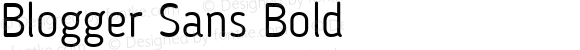 Blogger Sans Bold