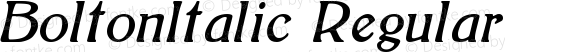 BoltonItalic