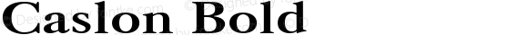 Caslon Bold