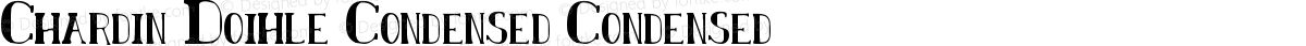 Chardin Doihle Condensed Condensed