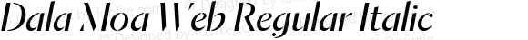 Dala Moa Web Regular Italic