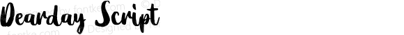Dearday Script 