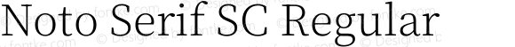 Noto Serif SC Regular