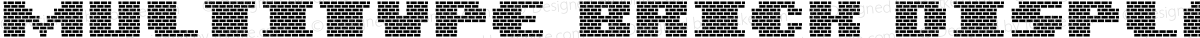 MultiType Brick Display Wide Bold