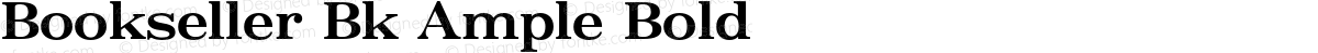 Bookseller Bk Ample Bold