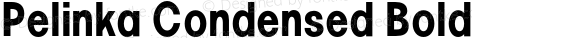 Pelinka Condensed Bold