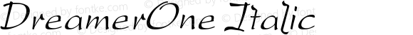 DreamerOne Italic