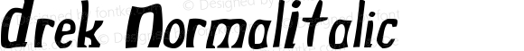 Drek NormalItalic